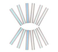 NUOBESTY 12 Piezas Tira de Marcapáginas de Pet Degradado para Lectura Guiada, Fácil Seguimiento y Mejora de Comprensión en Oficina y Aula, Diseño Único y Estilizado