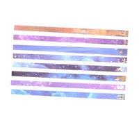 NUOBESTY 1360 Piezas Papel Brillante para Plegado Estrellas Largas para Manualidades Diy Papel para Joyería Artesanal con Brillo