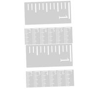 NUOBESTY 14piezas Plantilla De Regla De Infantil Reutilizable Medidor De Crecimiento Para Decoración De Pared Habitaciones De De Plástico y Precisa