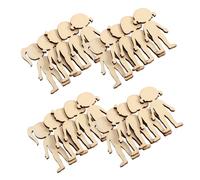 NUOBESTY 150 Piezas Figuras de Madera Sin Terminar para Manualidades Diy Plantillas para Proyectos Artísticos y Decoraciones el Aula para Profesores y Actividades Grupo