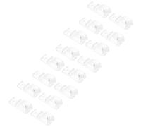NUOBESTY 16 Piezas Repuestos para Persianas Clip P Transparente Pom | Sujeción de Cadena, Guía para Cordón, Instalación Sencilla, Mantenimiento y Reparación de Ventana