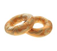 NUOBESTY 2 Cojines para Cuencos de Algodón, Ligeros y Portátiles, Ideales para Cuencos Cantores Budistas Significado Espiritual Fuerte Color Aleatorio