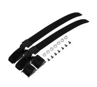 NUOBESTY 2 Juegos Correas de Hebilla de Patín Profesional en Nylon Negro Liberación Rápida, Longitud Adecuado para Reparación y Actividades Familiares de Patinaje