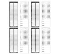 NUOBESTY 2 Juegos Etiquetas Adhesivas Numeradas para Panel Eléctrico Resistentes al Agua y Aceite Autoadhesivas Reutilizables y Fáciles de Instalar para Mantenimiento Industrial y Gestión
