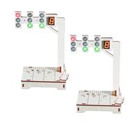 NUOBESTY 2 Kit Stem de Señal de Tráfico de Madera para Proyecto Científico DIY con Programación Digital Simple Educativo para Aula y Desarrollo de Habilidades Lógicas