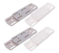 NUOBESTY 2 Pares Soporte de Adhesivo para Pared Fijador de Regleta sin Perforación Organizador de Cables Compatible con Superficies Color Aleatorio Color Aleatorio