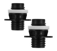 NUOBESTY 2 Piezas Adaptador de Válvula de Aire para Kayaks y Aros de Natación, Diseño Compacto y Ligero de PVC para Actividades al Aire Libre y Camping