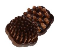 NUOBESTY 2 Piezas Anillo de Masaje de Sándalo Peine de Madera para Masajear la Cabeza Herramienta para Masaje de Cabeza Peines de Sándalo Natural para Uso Diario Cabelludo