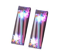 NUOBESTY 2 Piezas Bolígrafos De Tinta De Gel De Unicornio Lindo Bolígrafo Bolígrafos Iluminados Bolígrafos De Navidad Bolígrafos De Gel De Unicornio Pluma Brillante Pluma Flash Animal Niño