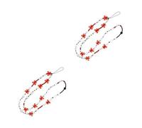 NUOBESTY 2 Piezas Cadena Colgante para Teléfono Móvil de Único Decorativa para Diy y Accesorios Compatible con Fundas de Teléfono Color