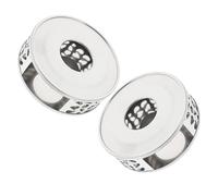 NUOBESTY 2 Piezas Calentador de Té con Base de Diseño Floral de Acero Inoxidable y Hueco para Mantener Caliente la Tetera el Hogar