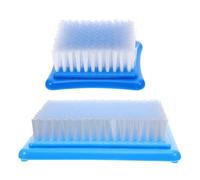 NUOBESTY 2 Piezas Cepillo de Fieltro Nylon con Base Estable para Manualidades de Aguja Herramienta Segura para Fieltro de Lana y Plataforma Anti-vibración para Muñecas y Tapetes de Aguja