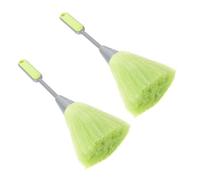 NUOBESTY 2 Piezas Cepillo para Limpieza de Teclado de Escritorio Plumero Electrostático para Polvo Ordenadores y Dispositivos Electrónicos Mango Ergonómico Premium Duraderas para