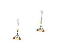 NUOBESTY 2 Piezas Colgante para Teléfono Elegante con Cuerda de Único Accesorio para Móviles y para Amigos