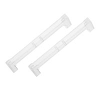 NUOBESTY 2 Piezas Conector de Esquina para Persianas Verticales de 3.5 Pulgadas, Plástico Resistente y Fácil de Instalar, Marco de Esquina Ciega para Soporte Oculto