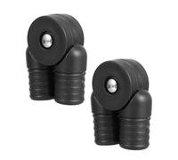 NUOBESTY 2 Piezas Conectores de Plástico Resistentes para Tubos de Silla Reclinable Bisagras Plegables Duraderas para Muebles de Accesorios para Reposapiés y Sillas Lounge Fácil Transporte