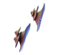 NUOBESTY 2 Piezas Decoraciones De Hongos para Acuarios Hongo Simulado Decoración De Peceras para Terrarios De Reptiles y Acuarios De Peces Impresión Relieve Adorno De para Hábitat Acuático