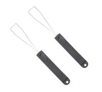 NUOBESTY 2 Piezas Extractor de Teclas para Teclado Mecánico de Herramienta de Limpieza de Teclas Color Negro para de Computadoras y