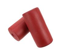 NUOBESTY 2 Piezas Flotadores de Cuerda de Espuma, Flotadores de Pesca de PVC Espuma, Cilíndricos, Rojo, Alta Visibilidad, Resistentes Corrosión Marina, para Trampa de Cangrejo y Red