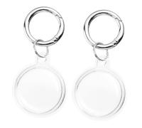 NUOBESTY 2 Piezas Funda Protectora Transparente para de Cubierta Antipérdida de TPU de Instalar y Llevar Compatible con Localizadores de
