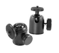 NUOBESTY 2 Piezas Gimbal de Cámara de Metal Pequeño Tornillo Adaptador para Trípode de Cámara Montaje de Trípode de Tornillo para Uso Estudio