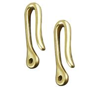 NUOBESTY 2 Piezas Llaveros de Latón Dorados para Manualidades Diy, Prácticos y Ligeros, Colgantes Creativos Diseño Delicado para Llevar Fácilmente las Llaves