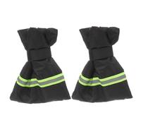 NUOBESTY 2 piezas para Grifo Exterior de Invierno Funda Engrosada y Resistente al Frío con Aislamiento Térmico Cubierta Antifreeze para Grifos de Jardín y Reutilizable Verde Fluorescente