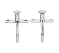 NUOBESTY 2 Piezas Pestillo de Inoxidable para Cama Seguro y Ajustable Juego de Fácil Instalación Accesorio Resistente para Prevenir Desbloqueo Accidental Cunas y Camas Infantiles