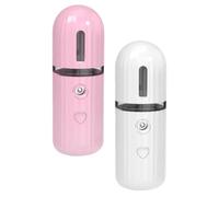 NUOBESTY 2 Piezas Pulverizador de Niebla Hidratante Práctico, Rociador Facial Portátil de Abs, Gran Capacidad, Portátil, para Casa y Viaje