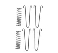 NUOBESTY 2 Piezas Resorte de Tracción para Correa de Perro Amortiguador de Impactos Acero Inoxidable Resistente para Perros Grandes y Camping Accesorio Versátil para Exteriores y Tensores