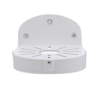 NUOBESTY 2 Piezas Soporte de Pared para Cámara de Seguridad de Abs Blanco Montaje Compatible con de Hemisferios Instalación y Ocultación de Cables para Interiores y Exteriores