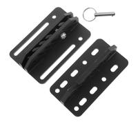NUOBESTY 2 Piezas Soporte para Toldo de Camión Abrazadera Lateral Negro | Diseño Modular Desmontable, Anclaje Estable para Portaequipajes y Paneles de Lona, Adecuado para Overlanding y Viajes