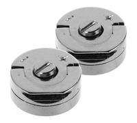 NUOBESTY 2 Piezas Tapa Inferior para Encendedor de Chorro Negro de Metal Tornillo de Ajuste para Recarga de Gas, Accesorios Resistentes para Uso Profesional y Doméstico