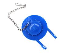 NUOBESTY 2 Piezas Válvula de Drenaje para Tanque de Inodoro Accesorio Práctico para Cisterna Duradera y Fácil de Instalar Incluye Cadena de Inoxidable Uso Doméstico y Profesional