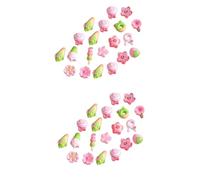 NUOBESTY 2 Series Accesorios De Resina Para Decorar Carcasas De Teléfono Diy Para Manualidades Y Adornos 20 Piezas*2