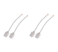 NUOBESTY 2 Series Adaptador De Teléfono Ethernet Conector Pc Pc Estable Y Transmisión De Señal 2 Piezas*2