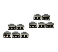 NUOBESTY 2 Series Adaptador Divisor Conector Ethernet De Compatible Con Redes Para Escuelas Y 5 Piezas X 2