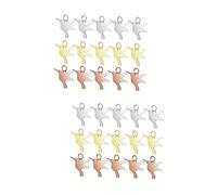 NUOBESTY 2 Series Colgante De Colibrí Amuletos De Colgante De Encanto Encantos De Metal Amuletos Para Hacer Joyas Encantos De Colibrí Adornos Para Hacer Joyas Acero Titanio 15 Piezas*2