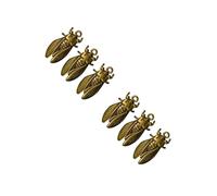 NUOBESTY 2 Series Colgantes De Cicada Para Llaveros Adornos Diy De Cicada Decoraciones Retro Para Claves Y Manualidades 3 Piezas*2