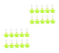 NUOBESTY 2 Series Colgantes Reflectantes Forma De Fantasma Accesorios Fluorescentes Para Mochila Y Teléfono Colgantes De Seguridad Para Ciclismo 10 Piezas*2