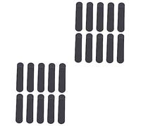 NUOBESTY 2 Series Cubierta del Lápiz Óptico Poseedor Embalaje Bolígrafo Moneda Bolsa De Teléfono Black 10 Piezas*2