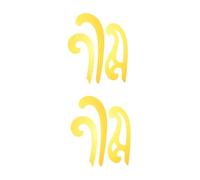 NUOBESTY 2 Series Regla Curva Francesa Flexible Plantillas Dibujo Para Costura Patronaje Diseño Moda 3 Piezas*2