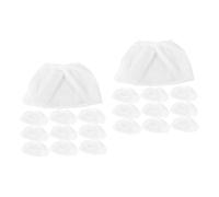 NUOBESTY 20 piezas Bolsa de Polvo para Uñas No Tejida con Banda Elástica Colector de Polvo para Uñas Profesional Duradera y Práctica para Salón de Manicura