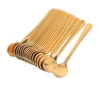 NUOBESTY 20 piezas Mini Cucharas de Acero Inoxidable Cucharillas Pequeñas para Sal y Especias Cucharas Medidoras para Café y Condimentos Utensilios de Cocina Resistentes y Portátiles