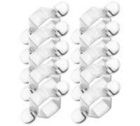 NUOBESTY 20 Unidades Llave Hexagonal para Mangueras de Grifo y Tuberías de Entrada, Acero Inoxidable Estructura Hueca y Material Protector para Fontanería en Baño y Bricolaje