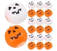 NUOBESTY 20 Unidades Recipiente de Calabaza Halloween Portátil para | Apertura Fácil, Forma Redondeada y Agarre Cómodo, para Aula y Fiesta, Sorpresa Guardada sin Derrames