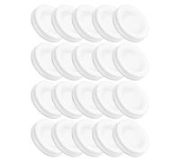 NUOBESTY 20 Unidades Tapón de Silicona Redondo para Base de Alcancía de Cerámica Accesorio Resistente y Flexible para Almacenamiento Seguro de Monedas