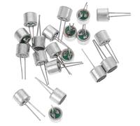 NUOBESTY 20piezas Cápsula De Micrófono De Alta Sensibilidad Micrófono De Condensador Electret Cilíndrico Para Grabación De Voz y Proyectos Electrónicos