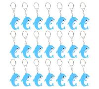 NUOBESTY 21 llaveros de delfín, llavero de sirena, llavero náutico, llavero lindo animal