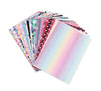 NUOBESTY 22 Piezas Tela De Bricolaje Pasadores De Pelo Pasador De Pelo Equipo Para Hacer Arcos Pinza Para El Cabello Tapicería De Piel Sintética Material De Bricolaje Sirena Polvo A5